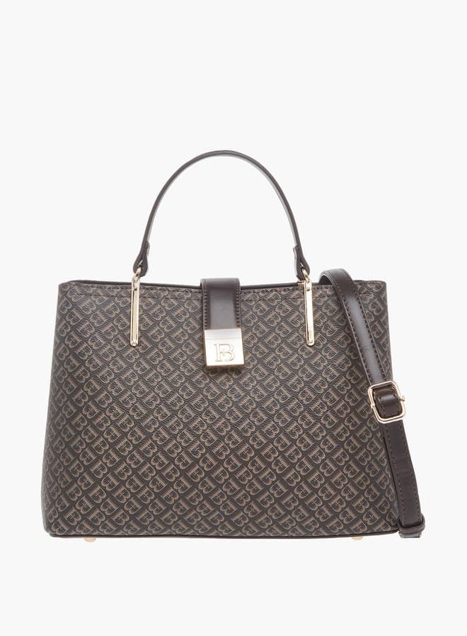 Flora Bella Textured Tote: Elegance on the Go - Image 1
