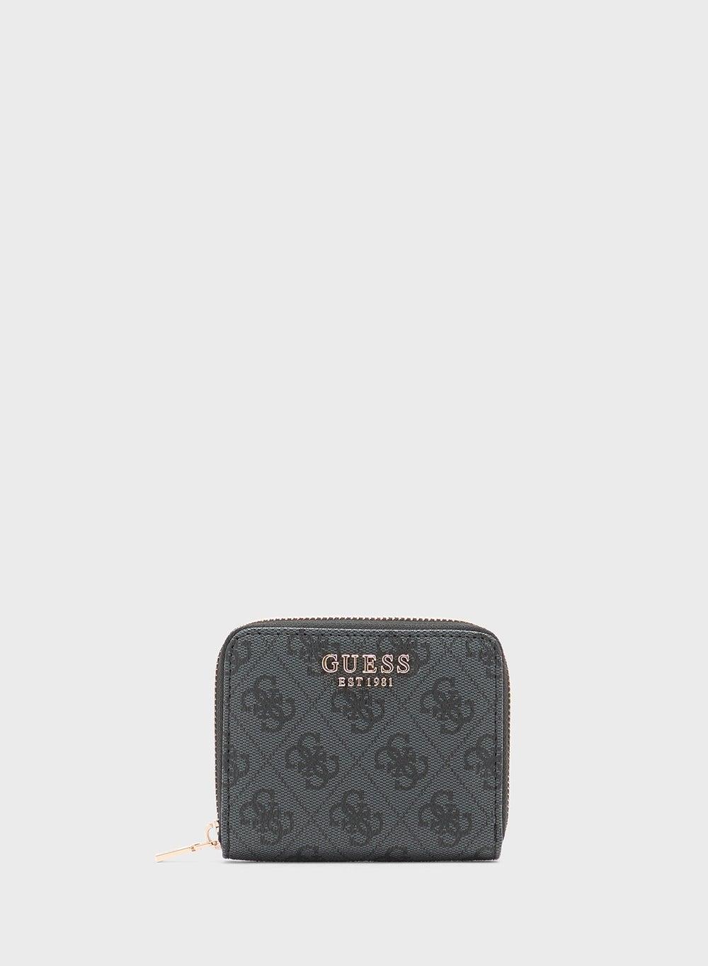 GUESS Brown Logo Laurel Small Women's Wallet - Image 1