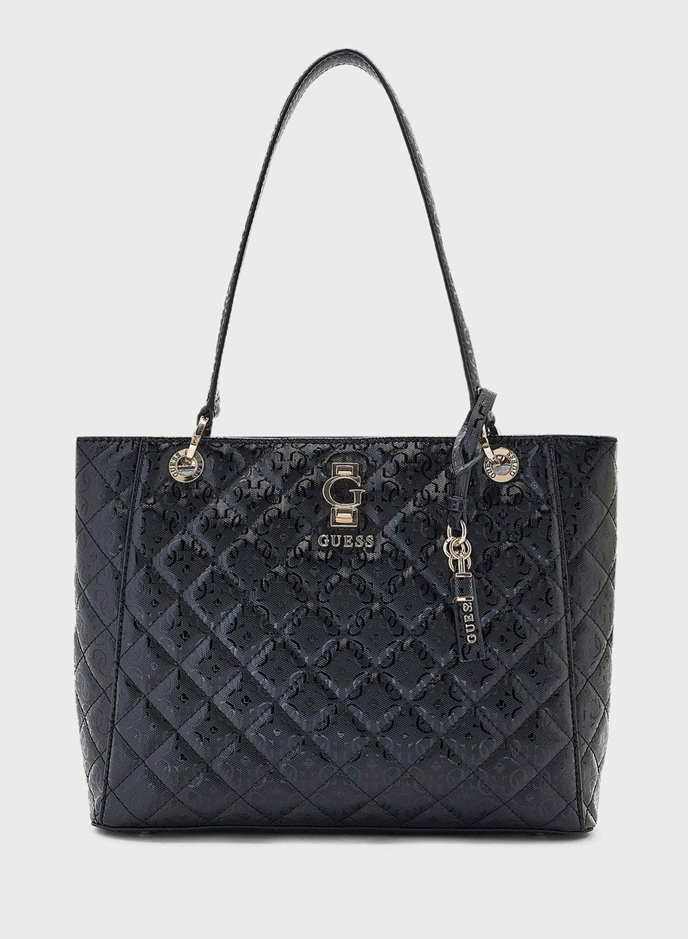 GUESS Bessey Noel Elegant Quilted Tote for the Chic Woman - Image 1