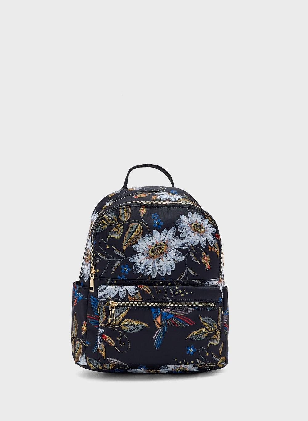 Elegant Ginger Floral Backpack for Stylish Women - Image 1