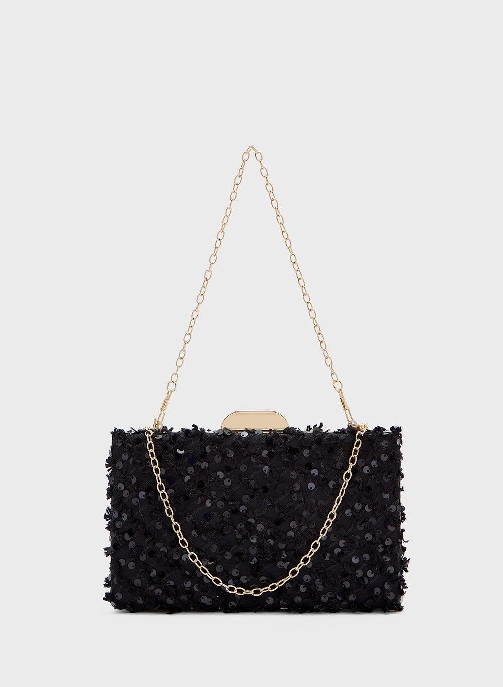 Ginger Boutique Sparkle: Sequined Clutch Bag for Women - Image 1