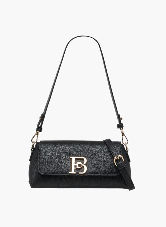 Flora Bella by Shoexpress: Chic Women's Logo Crossbody - Image 1