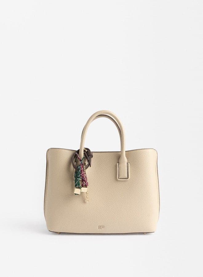 PARFOIS Elegant Tote Bag with Chic Pendant - Image 1
