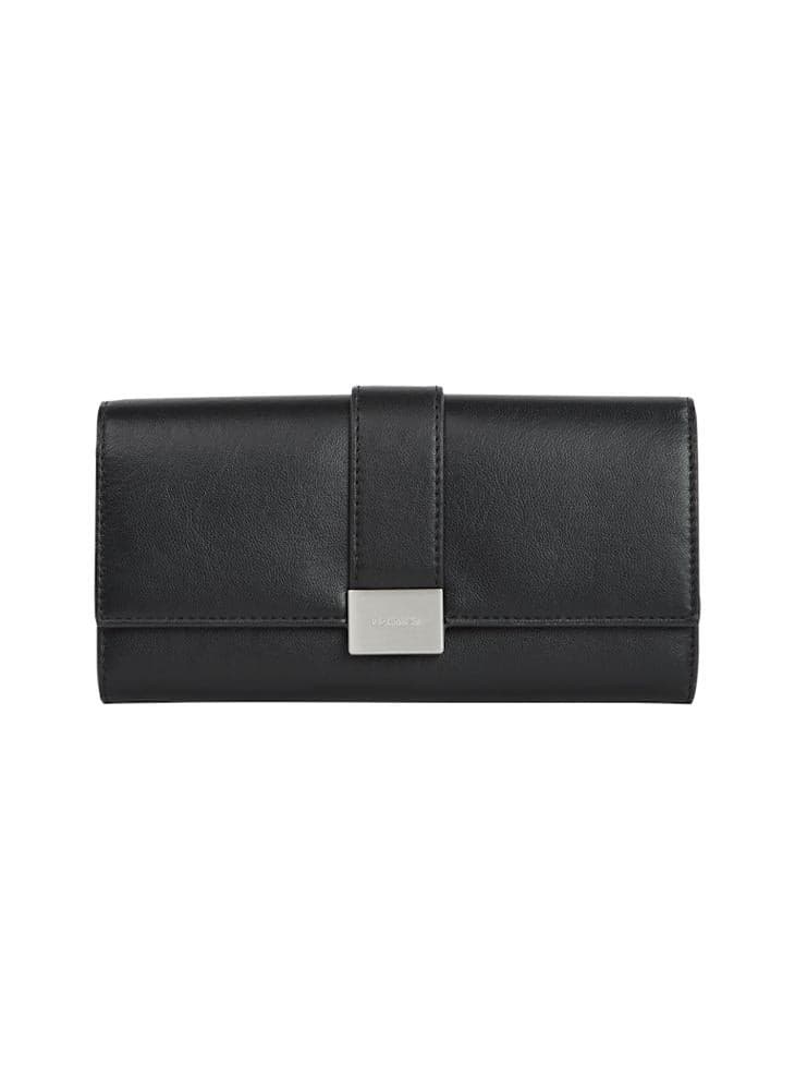 CALVIN KLEIN Sleek Large Trifold Wallet with Snap Closure - Image 1
