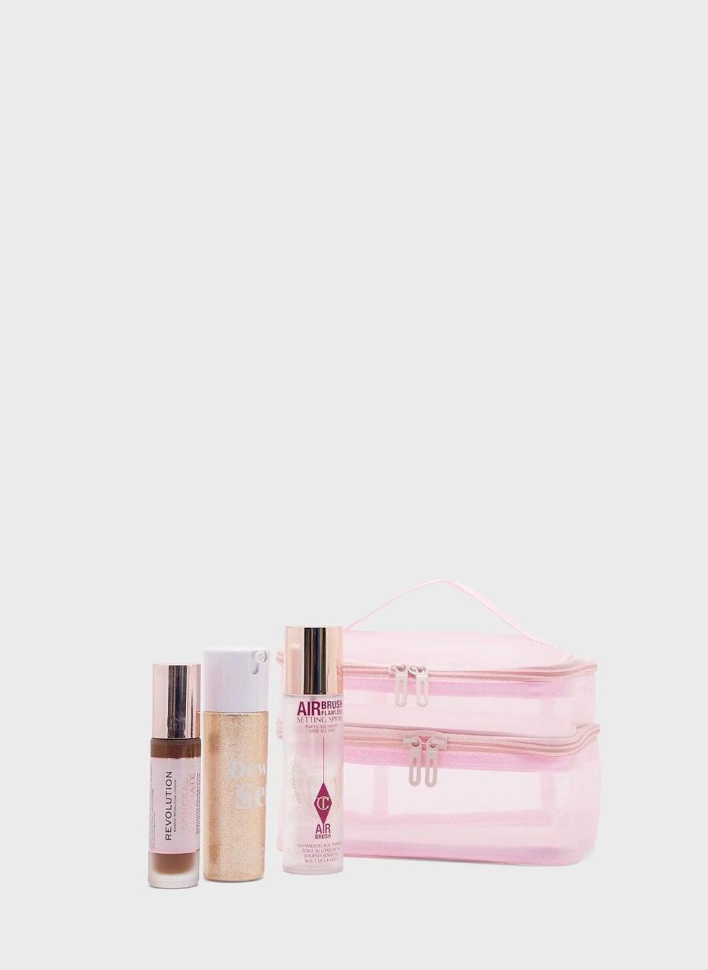 Ginger Elegance Double-Layer Cosmetic Organizer - Image 1