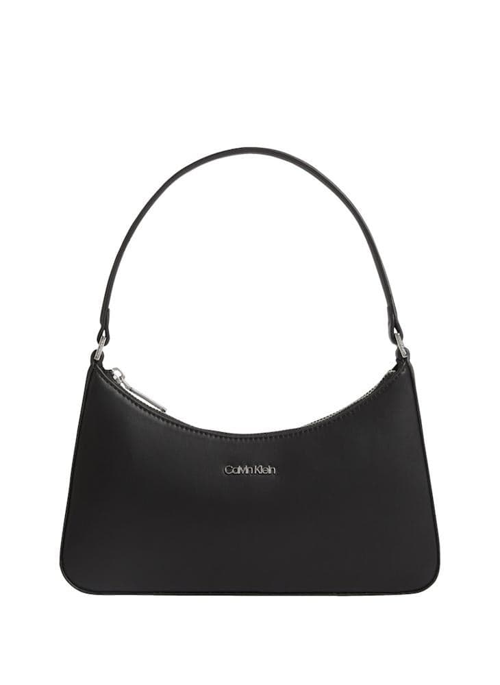 Calvin Klein Elegant Zip-Through Shoulder Bag with Logo Detail - Image 1