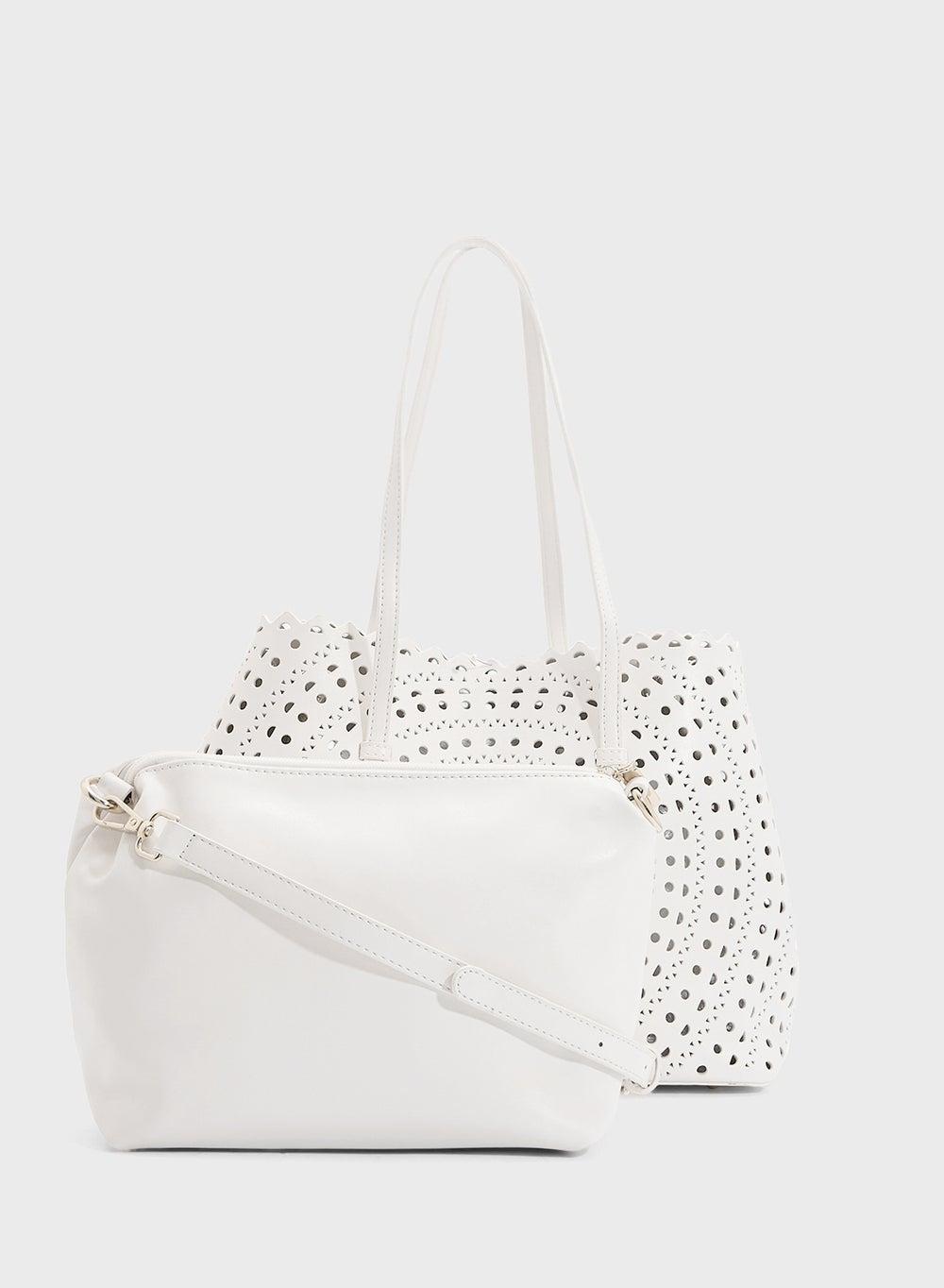ELLA Lasercut Elegance: Chic Tote Bag for Women - Image 1