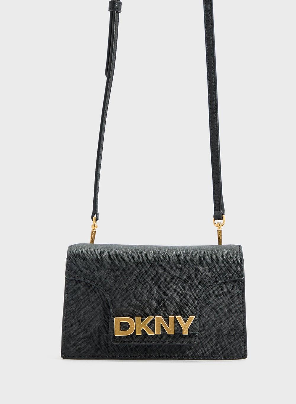 DKNY Avril Logo Flap Over Crossbody Wallet - Elegance Meets Practicality - Image 1