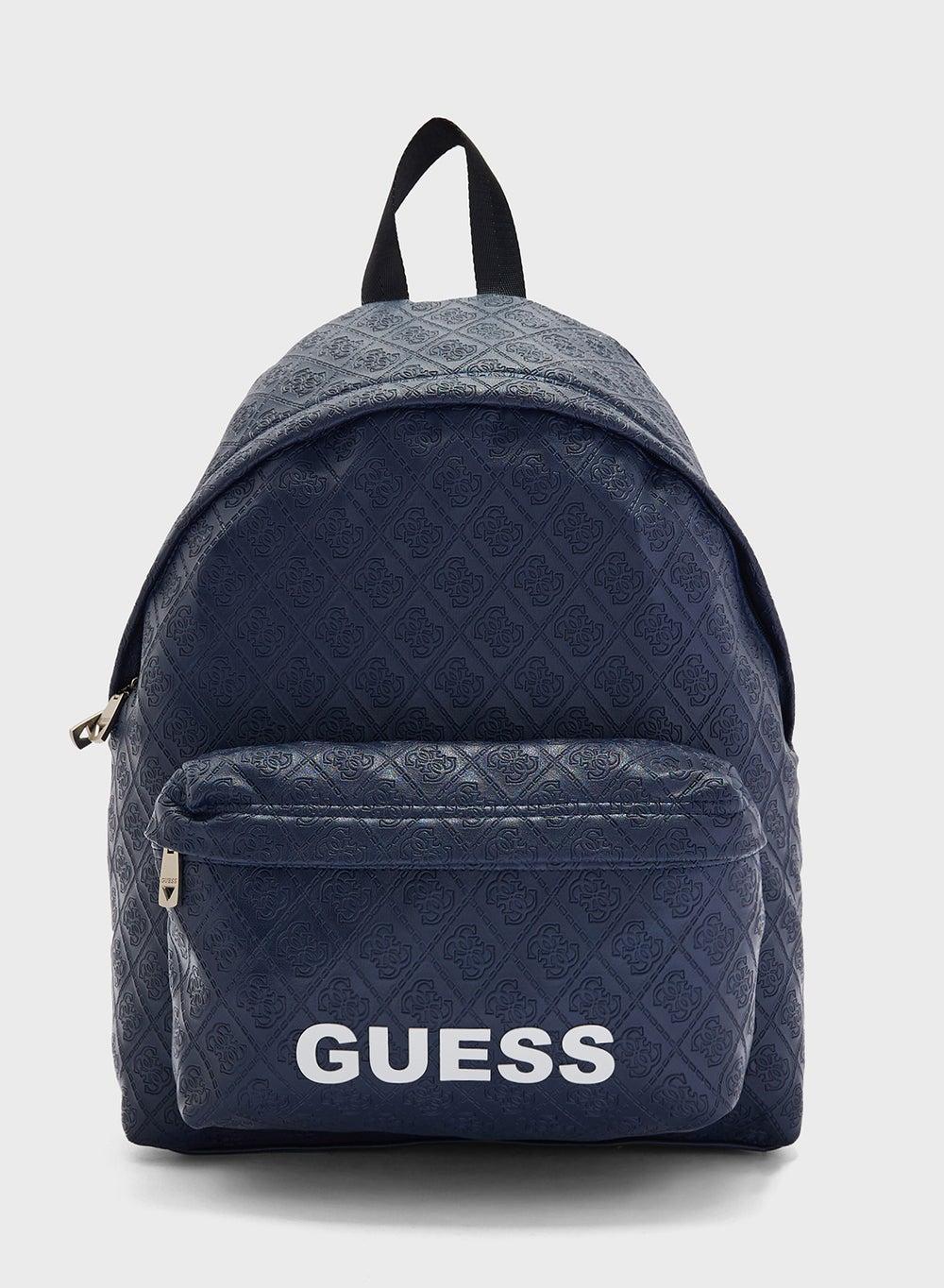 GUESS Signature Logo Zip Backpack for Women - Image 1
