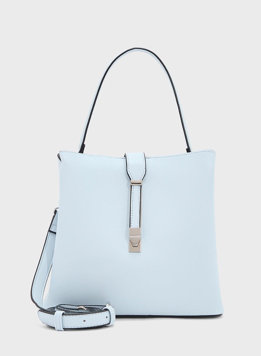 ELLA Chic Minimalist Satchel with Elegant Metal Closure - Image 1