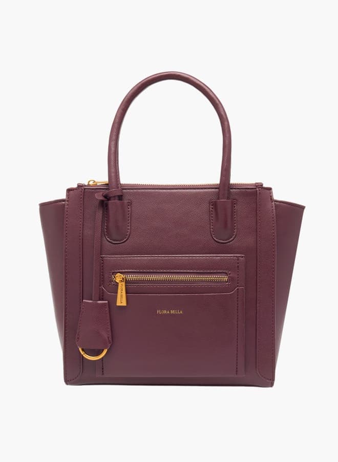 Flora Bella Chic Solid Tote Bag - Elegance on the Go - Image 1