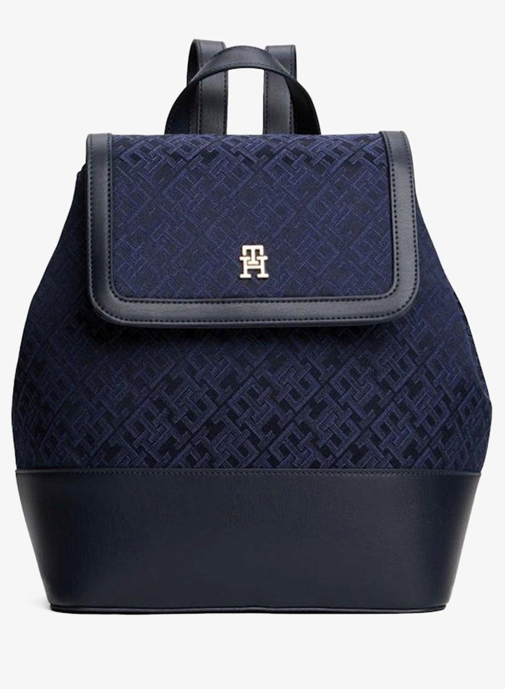 TOMMY HILFIGER Elegance On-the-go: Women's Logo Top Handle Backpack - Image 1