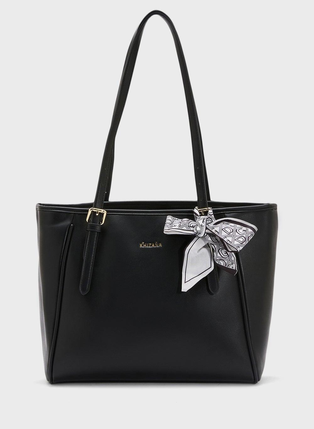 Khizana Chic Metal Trim Tote - Your Everyday Luxury - Image 1