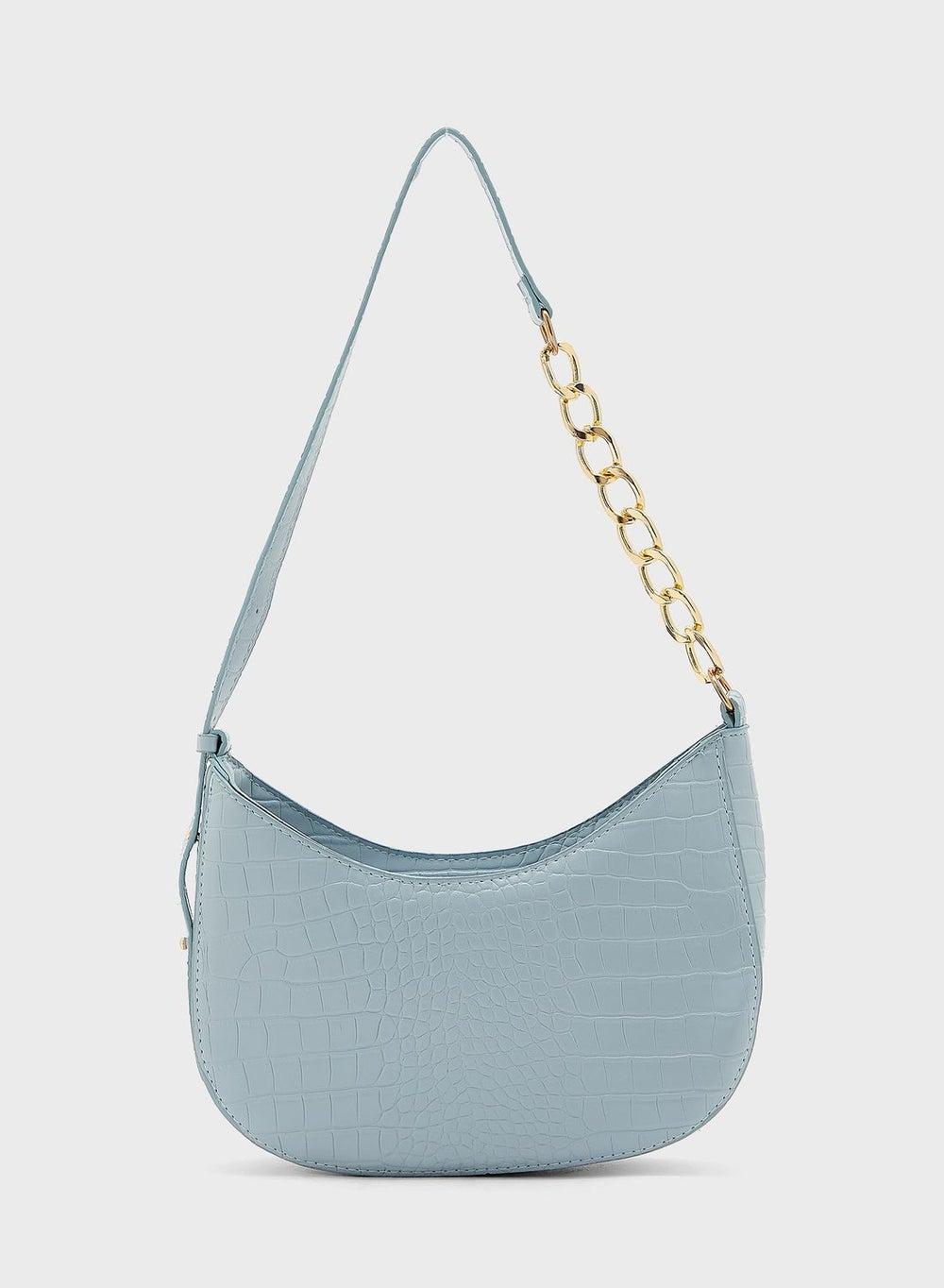 ELLA Croc Shoulder Bag for Elegant Everyday Wear - Image 1