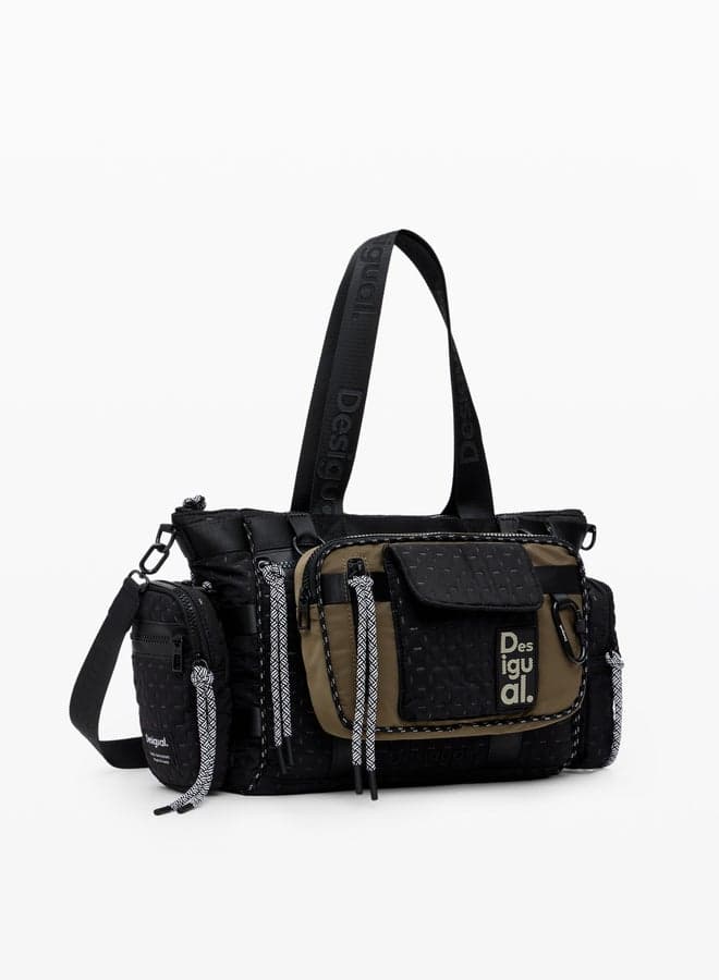 DESIGUAL Voyager XL: Versatile Elegance in a Bowling Bag - Image 1