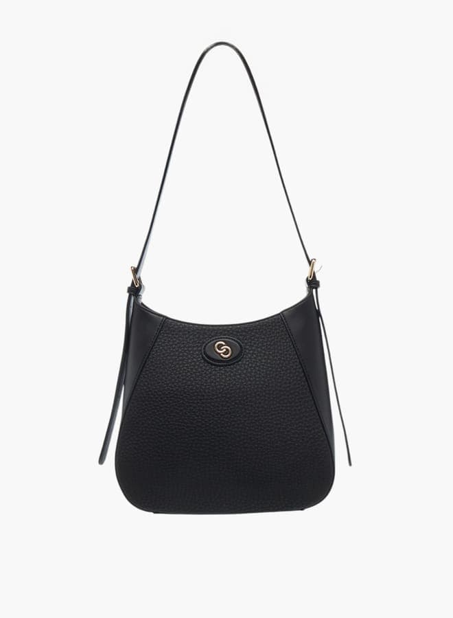 Celeste Chic Textured Shoulder Bag for Women with Adjustable Strap - Image 1