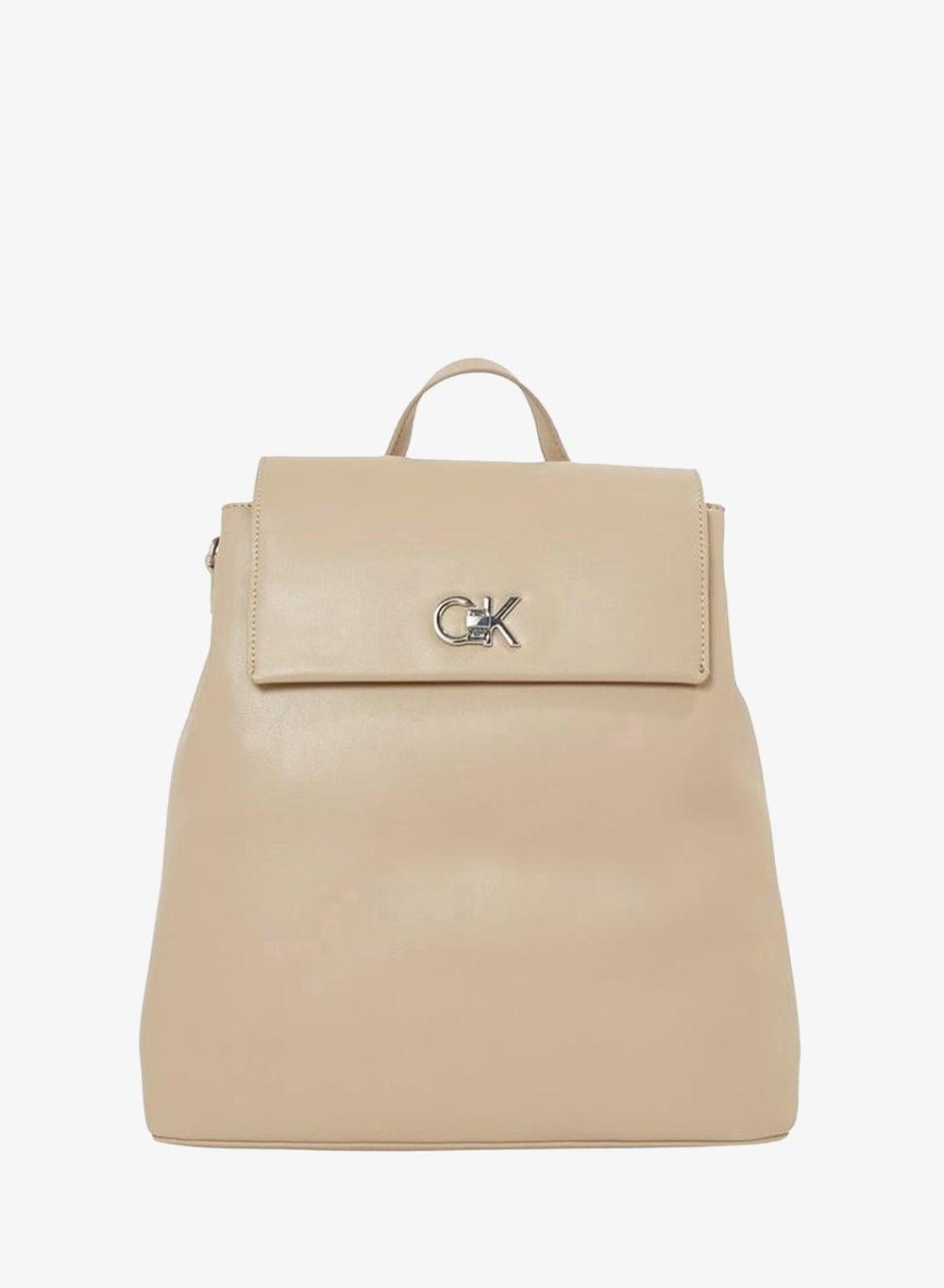 CALVIN KLEIN Chic Flap Backpack for the Modern Woman - Image 1