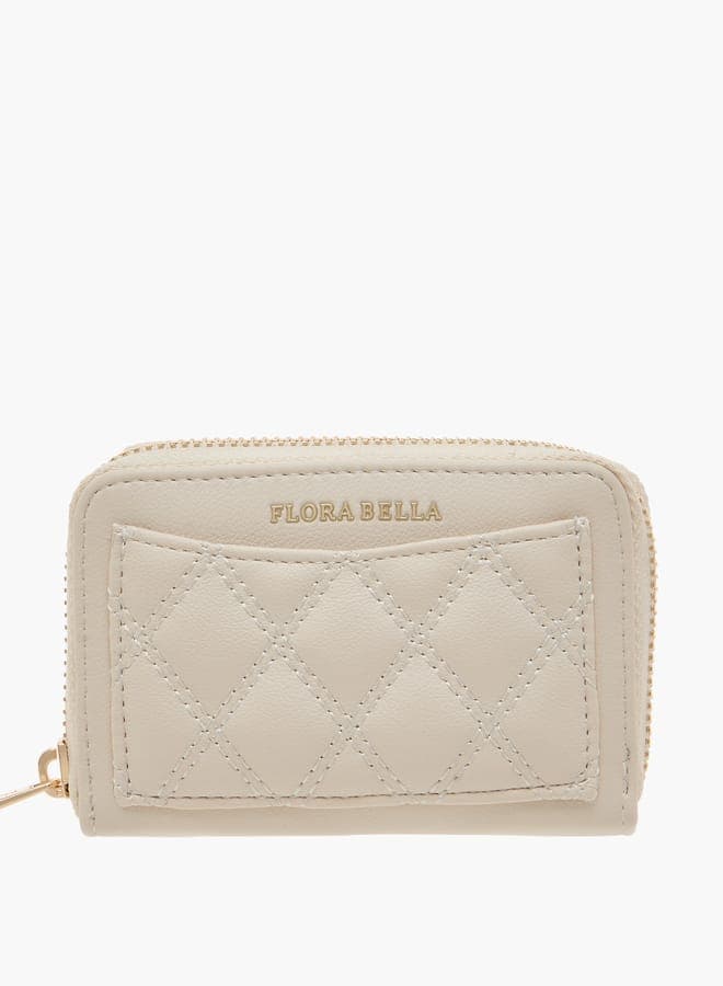 Flora Bella Quilted Elegance - Women's Zip Wallet - Image 1