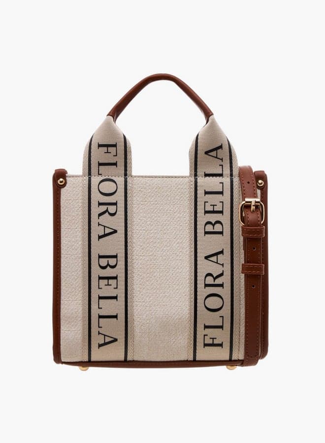 Flora Bella Logo Tote: Elegance on the Go - Image 1