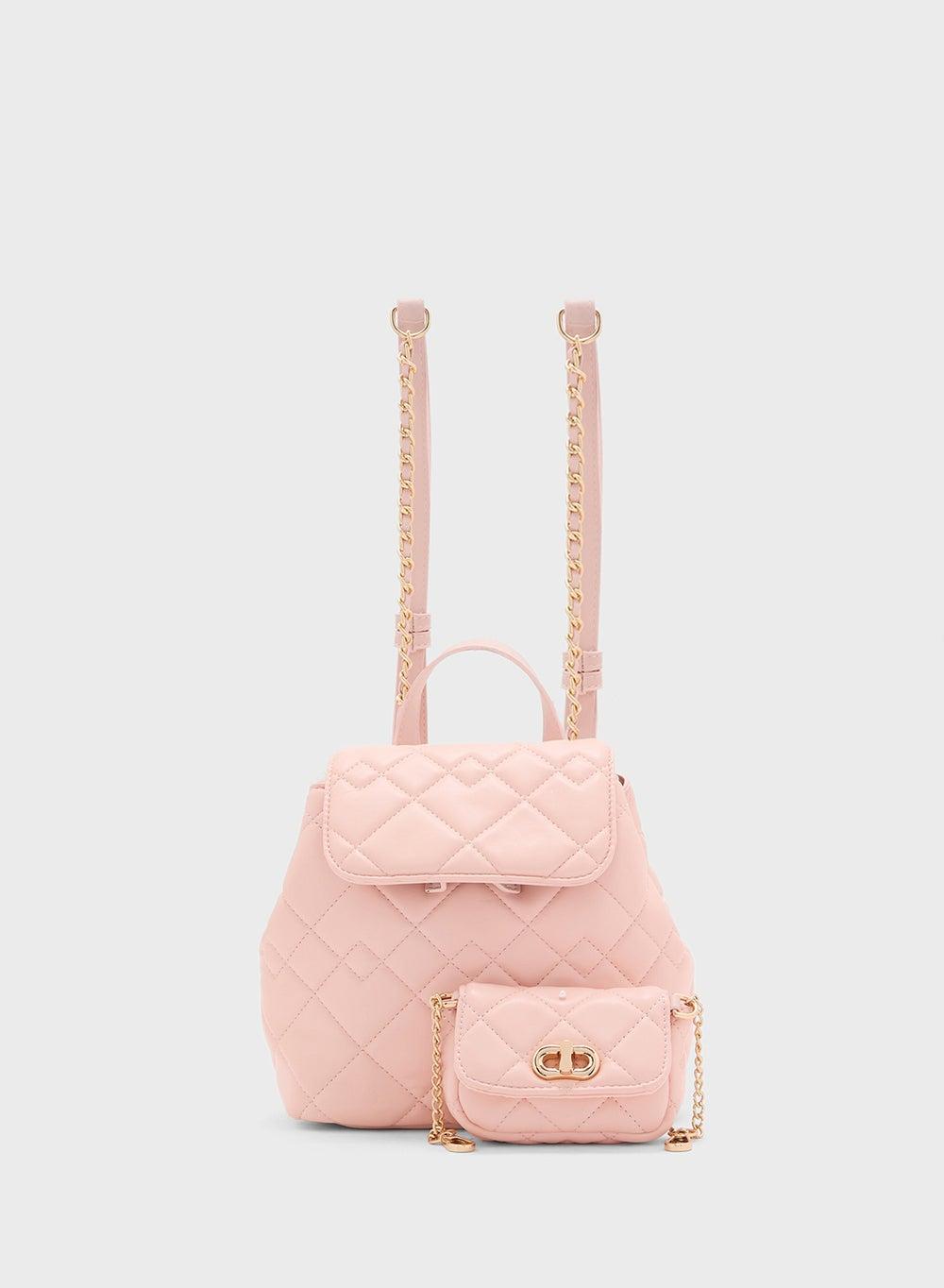 Ginger Quilted 3-In-1 Backpack & Crossbody Pouch for Women - Image 1