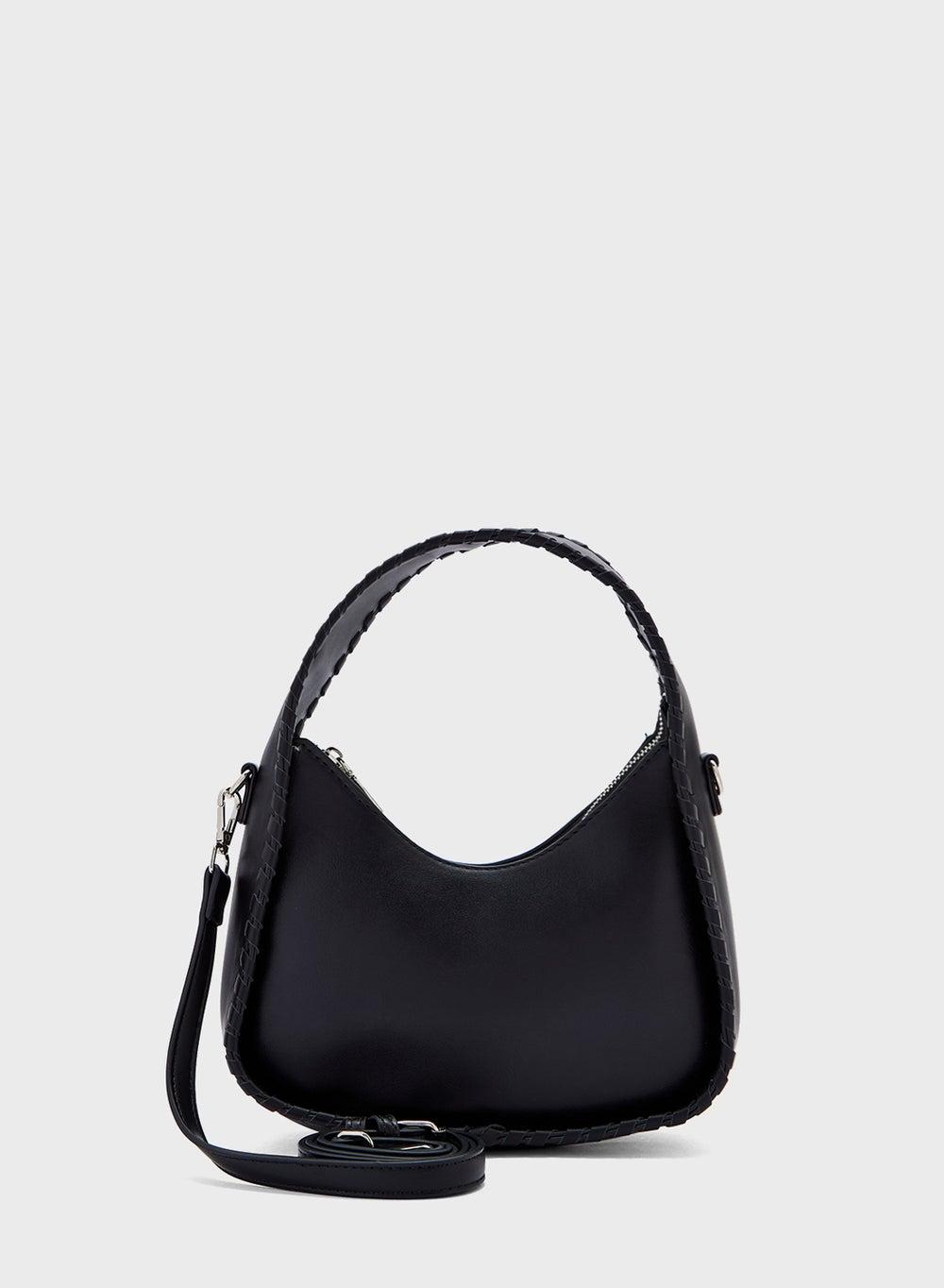 Elegant Ginger Stitch Detail Satchel for Women - Image 1