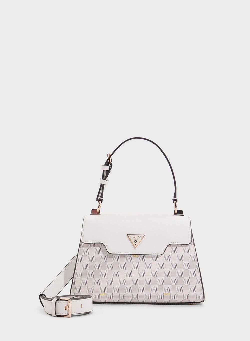 GUESS G Wave Elegance Top Handle Flap Bag for Women - Image 1