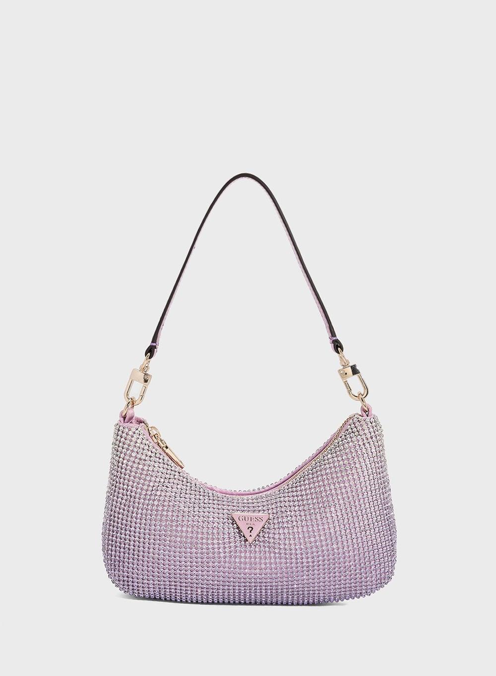 GUESS Zalina Mini Top Zip Vegan Shoulder Bag for Women - Image 1