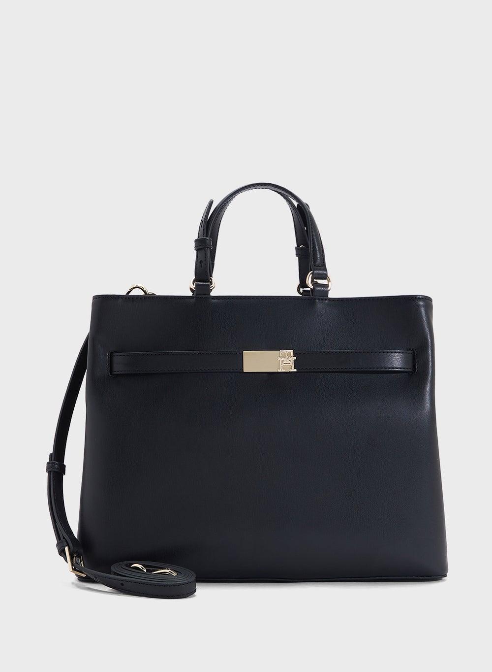 TOMMY HILFIGER Heritage Chic Satchel for the Modern Woman - Image 1