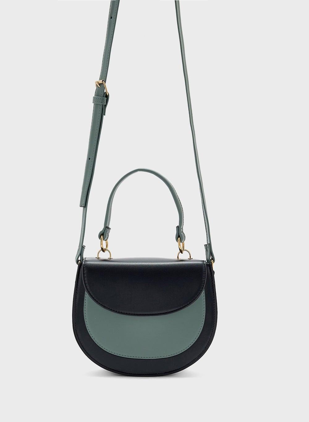 Elegant Ginger Color Block Satchel - A Must-Have for Women - Image 1