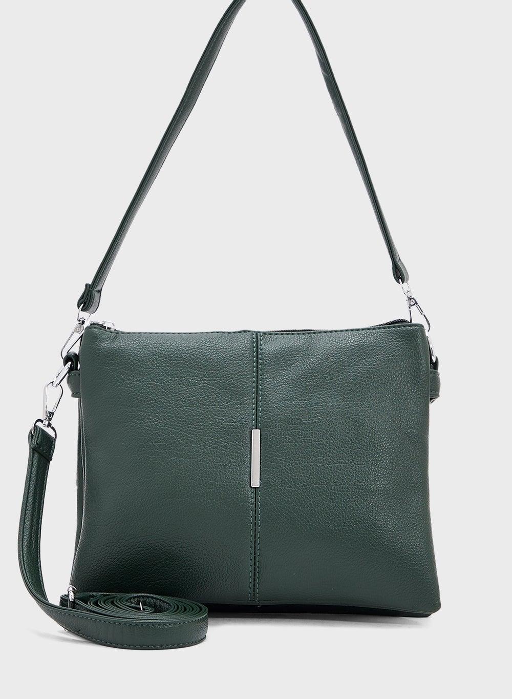 ELLA Minimalist Elegance Multi-Panel Women's Shoulder Bag - Image 1
