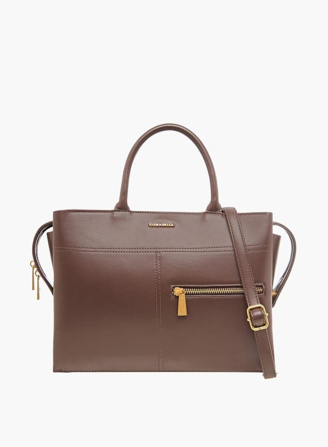Flora Bella By Shoexpress: Chic Solid Tote Bag for Women - Image 1