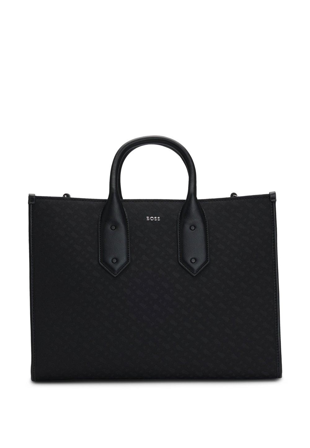 BOSS Women's Monogram-Twill Elegant Tote - Image 1