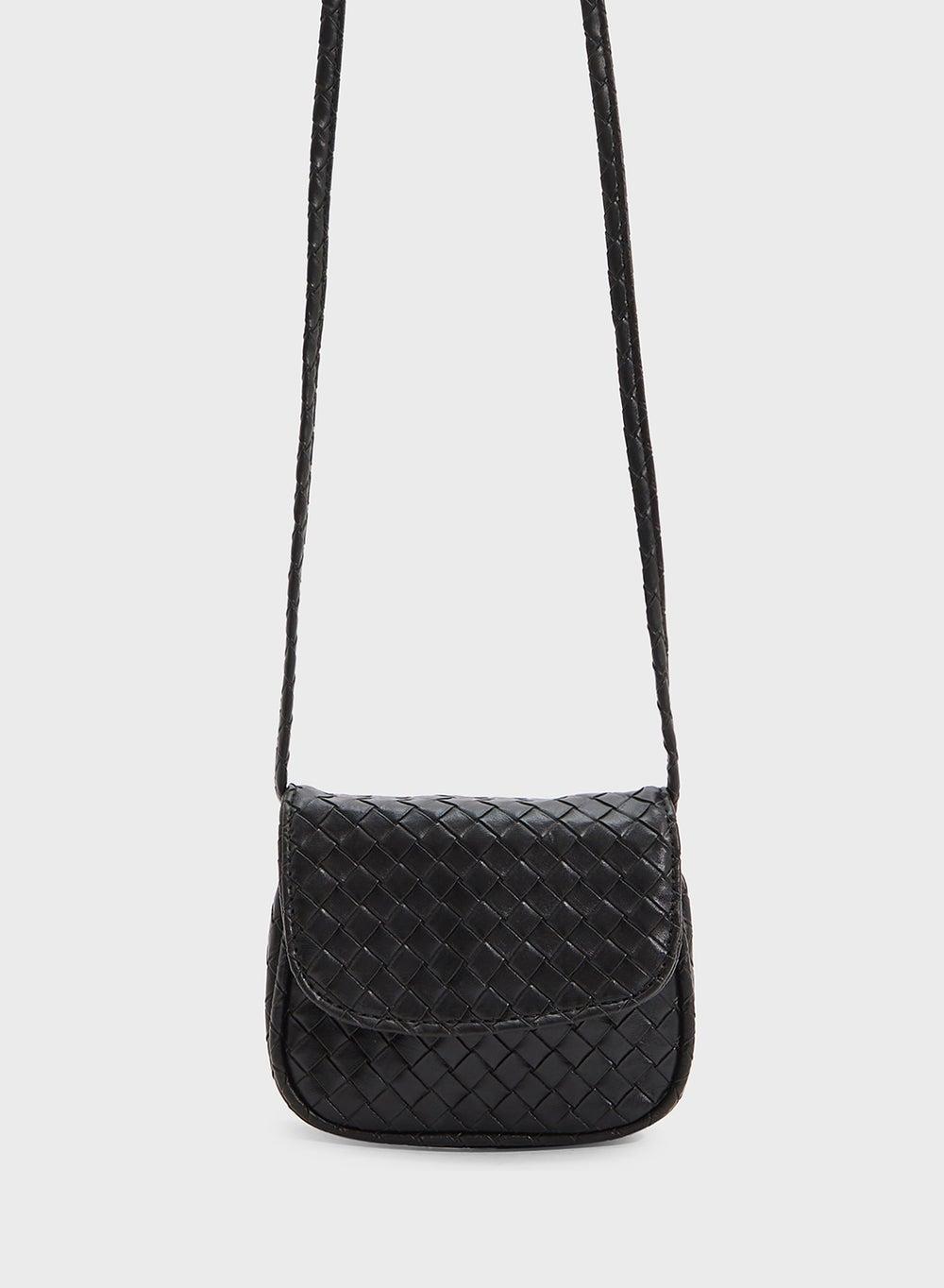 ELLA Woven Elegance: Chic Crossbody Bag for Women - Image 1