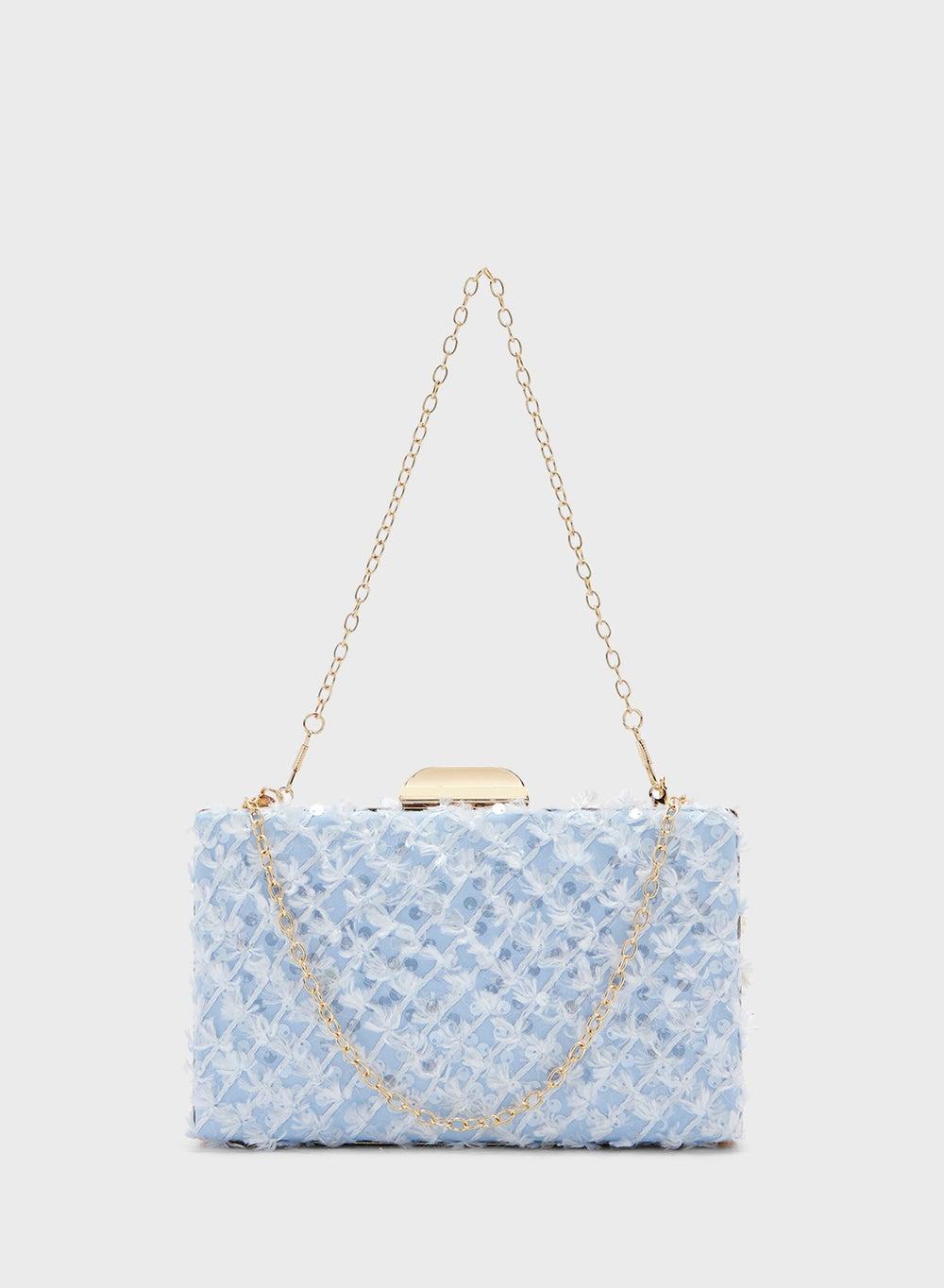 Ginger Boutique: Sparkling Sequined Clutch Bag - Image 1