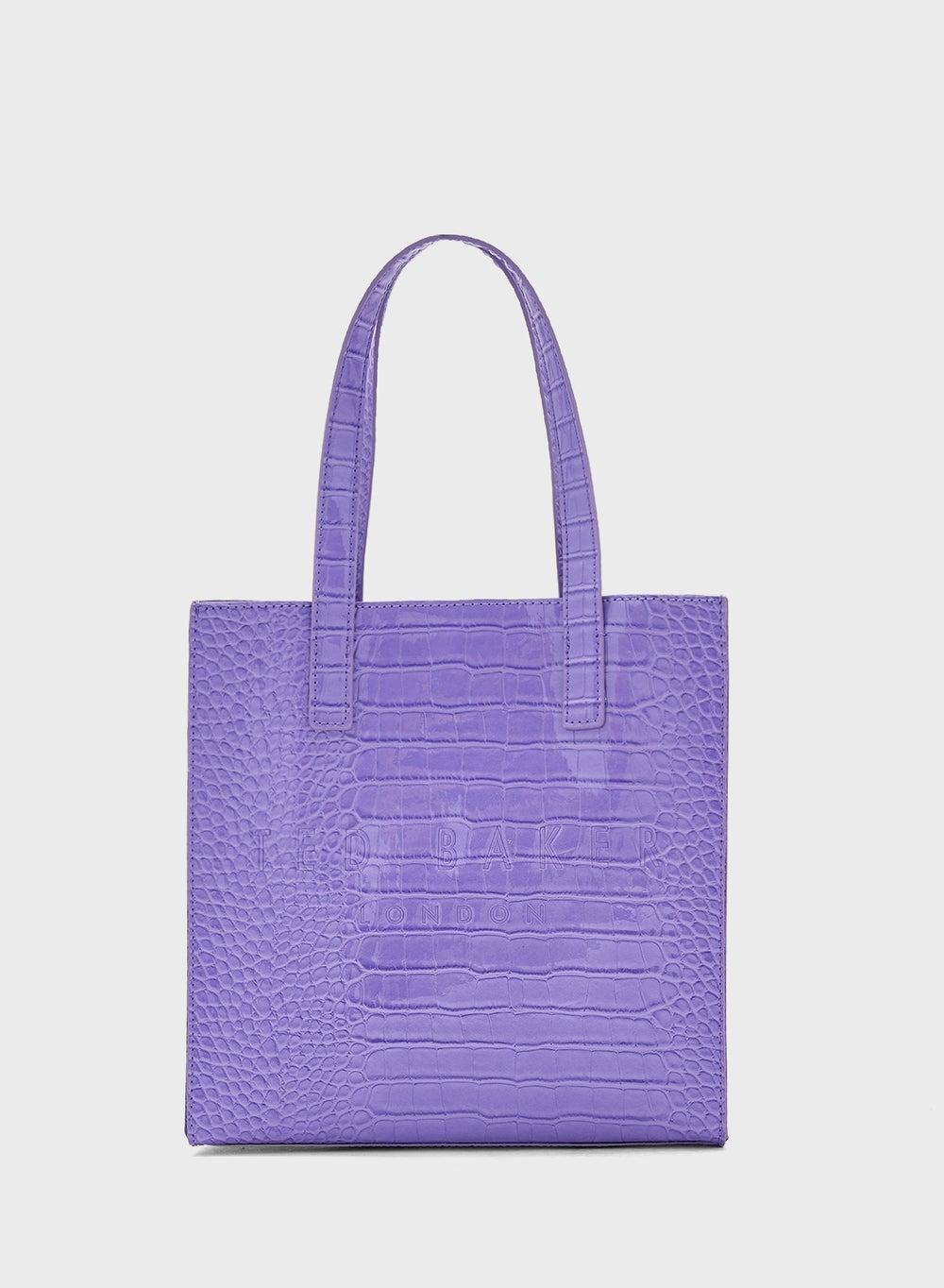 Ted Baker REPTCON Croc-Embossed Icon Tote - Chic & Compact - Image 1
