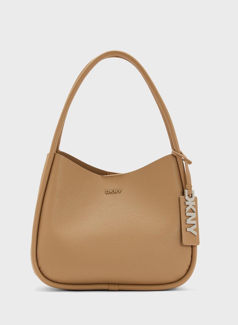 DKNY Logo Capri Hobo - Elegant Everyday Versatility - Image 1