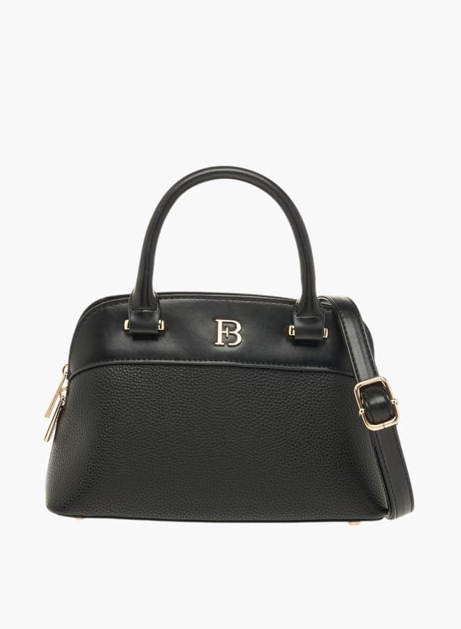 Flora Bella Textured Tote Bag with Zip Closure - Image 1