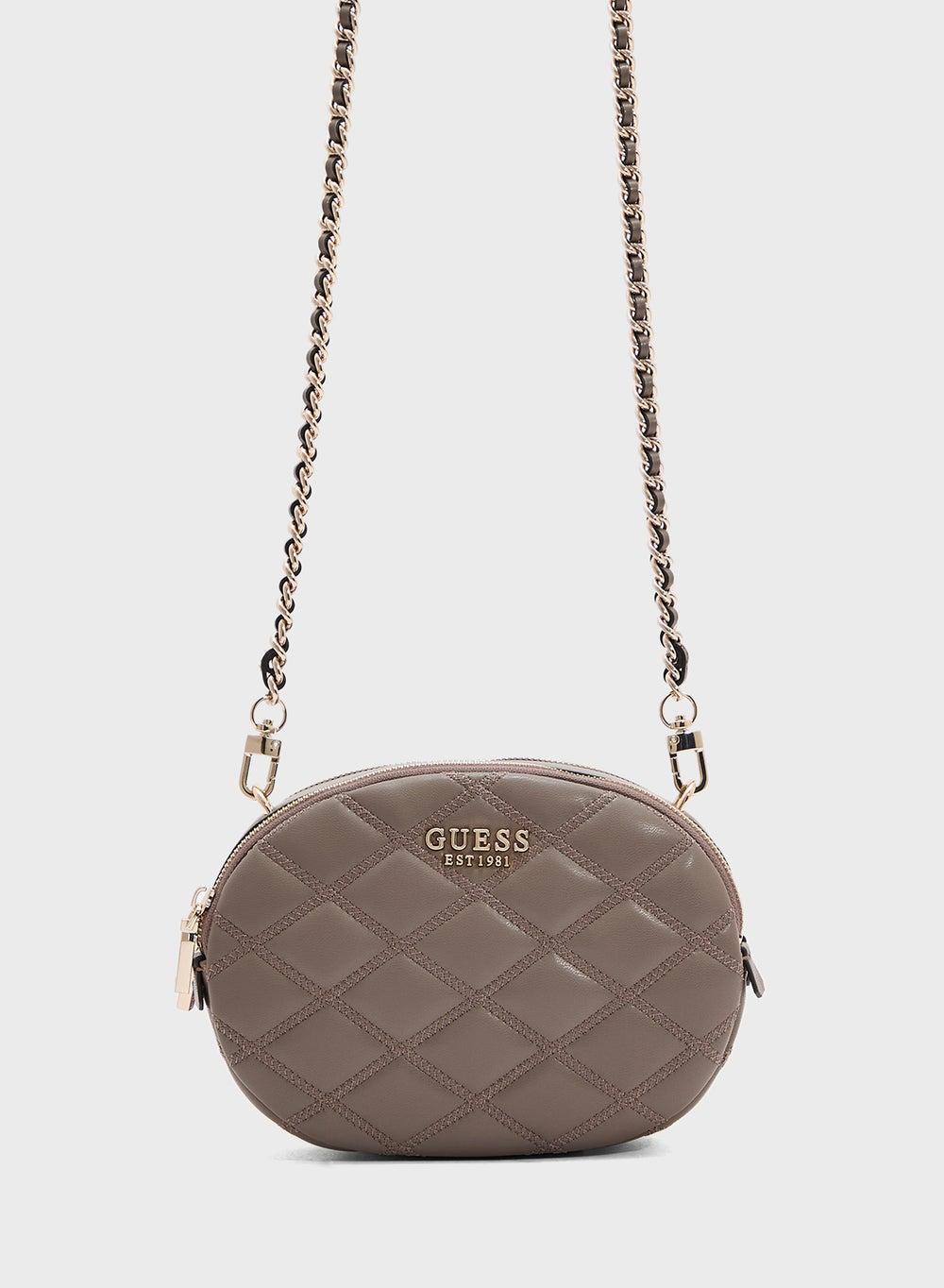 GUESS Tamsin Double Zip Quilted Crossbody Bag - Image 1