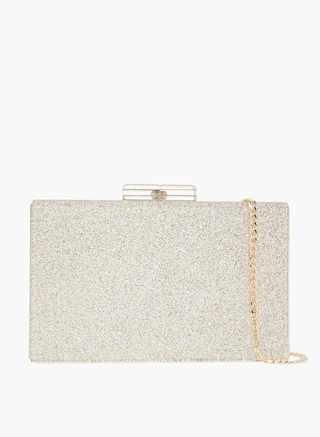 Celeste Elegance: Bejeweled Clutch with Versatile Chain Strap - Image 1