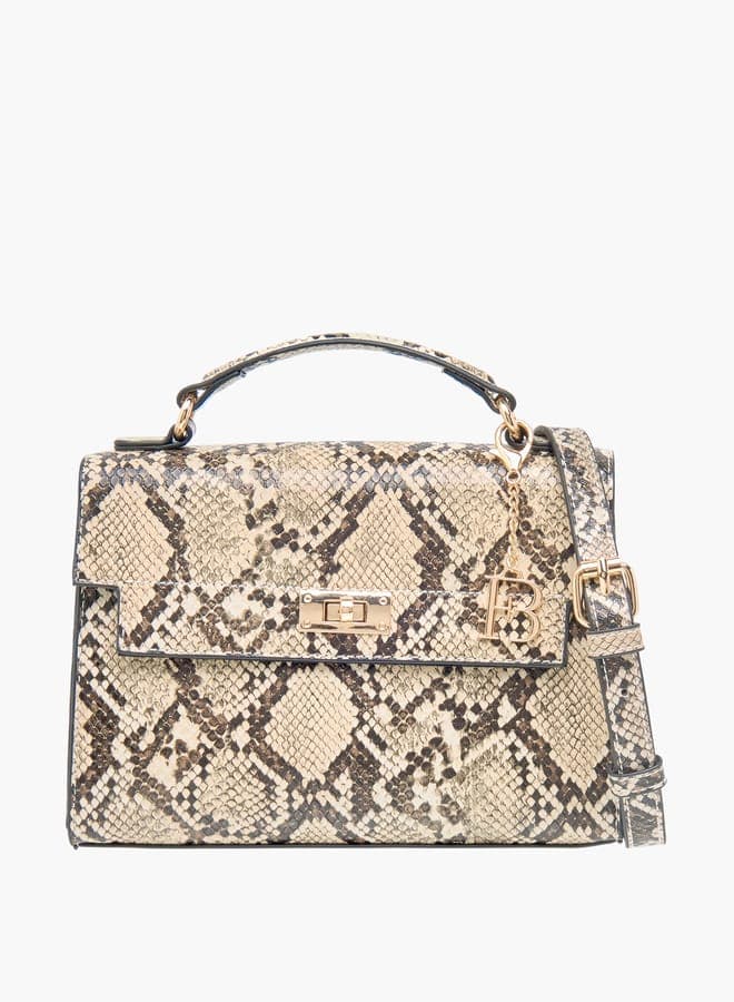 Flora Bella Twist-Lock Crossbody: Elegance on the Go - Image 1