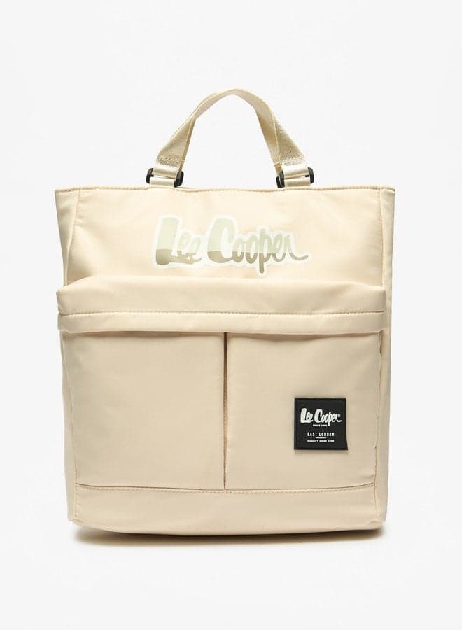 Lee Cooper Elegance Backpack for Women - Chic Logo Print - Image 1