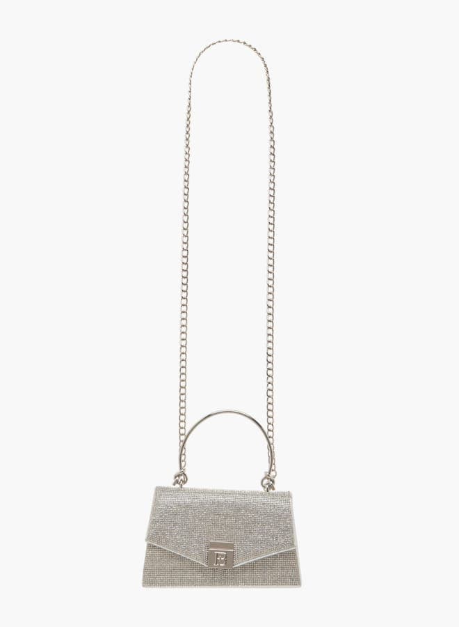 Flora Bella Embellished Textured Satchel - Magnetic Elegance - Image 1