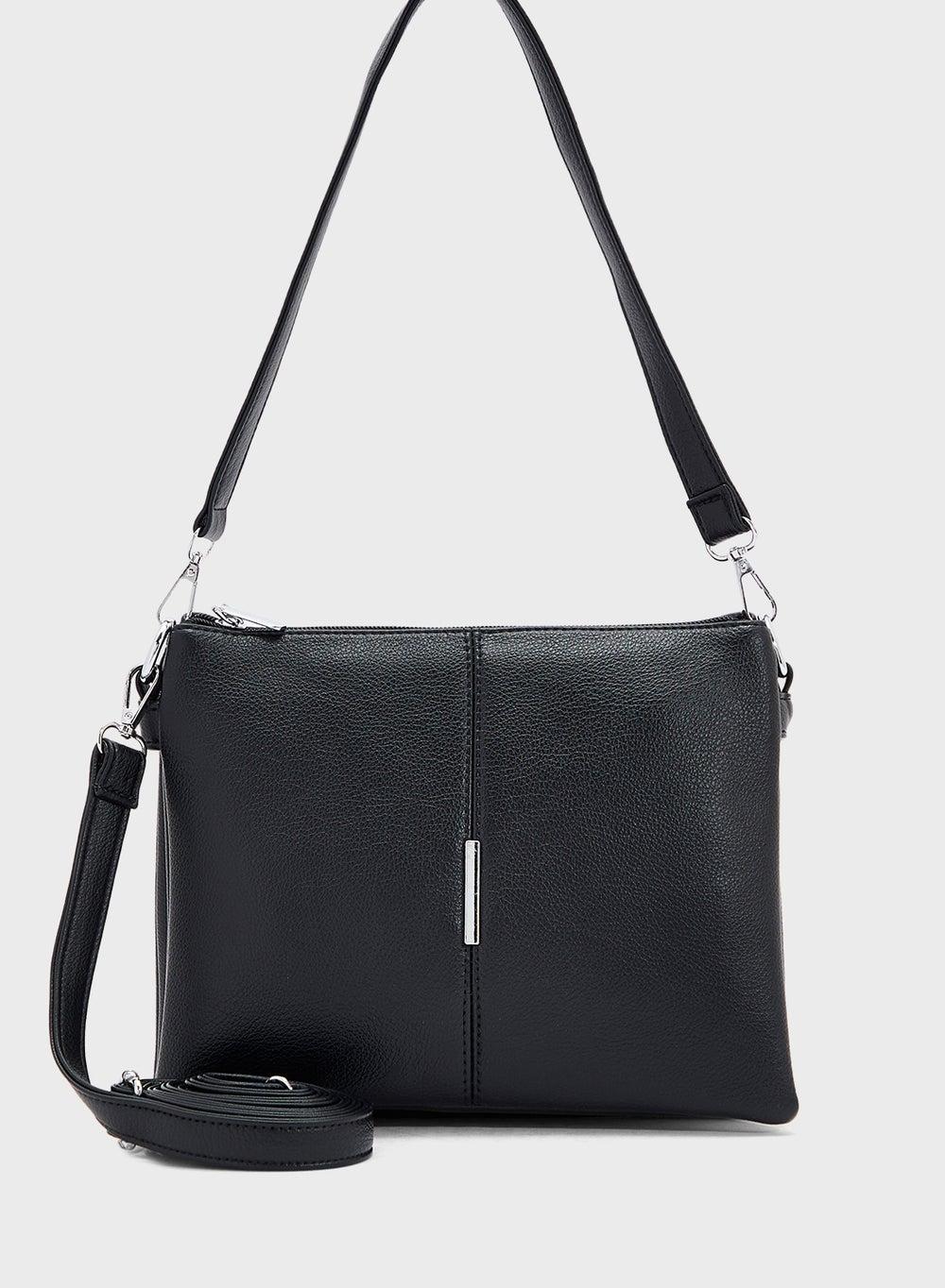 ELLA Minimalist Chic Multi-Panel Women's Shoulder Bag - Image 1