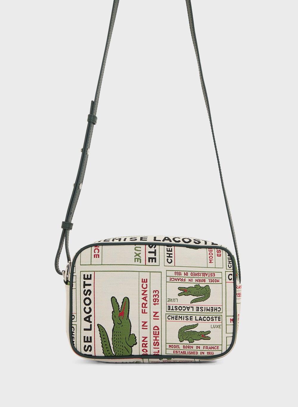 LACOSTE Archive Jacquard Top Handle Crossbody - Image 1
