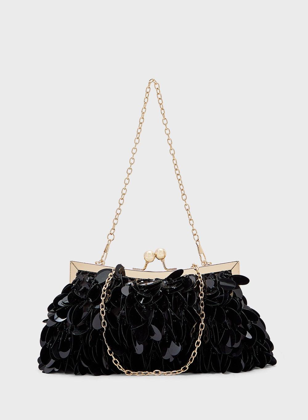 Ginger Boutique Sequined Clutch Bag - Elegance on the Go - Image 1