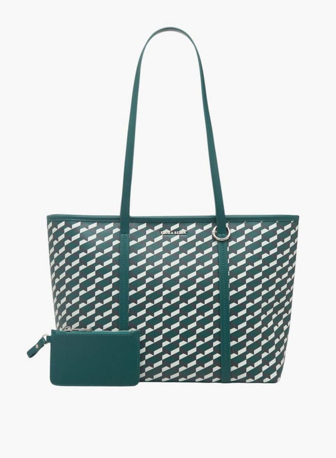 Flora Bella By Shoexpress Elegant Printed Tote with Coin Pouch - Image 1