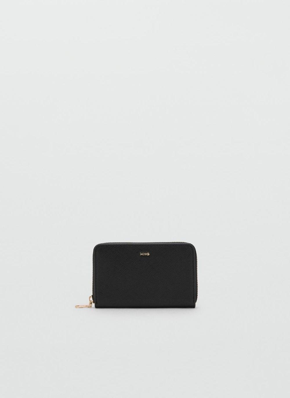 MANGO Chic Saffiano-Effect Medium Wallet for Women - Image 1