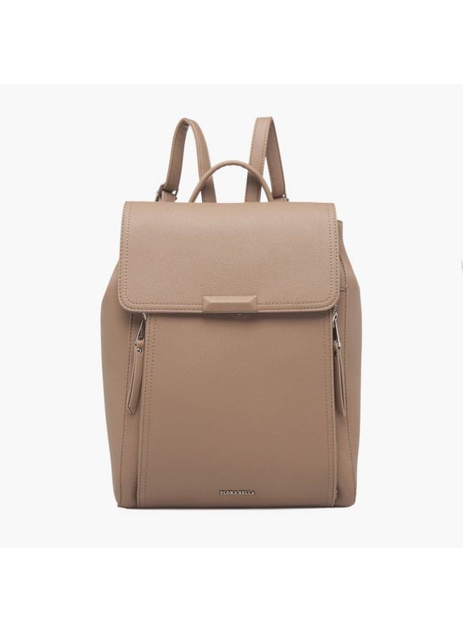 Flora Bella Textured Backpack: Elegant Utility, SHOEXPRESS - Image 1