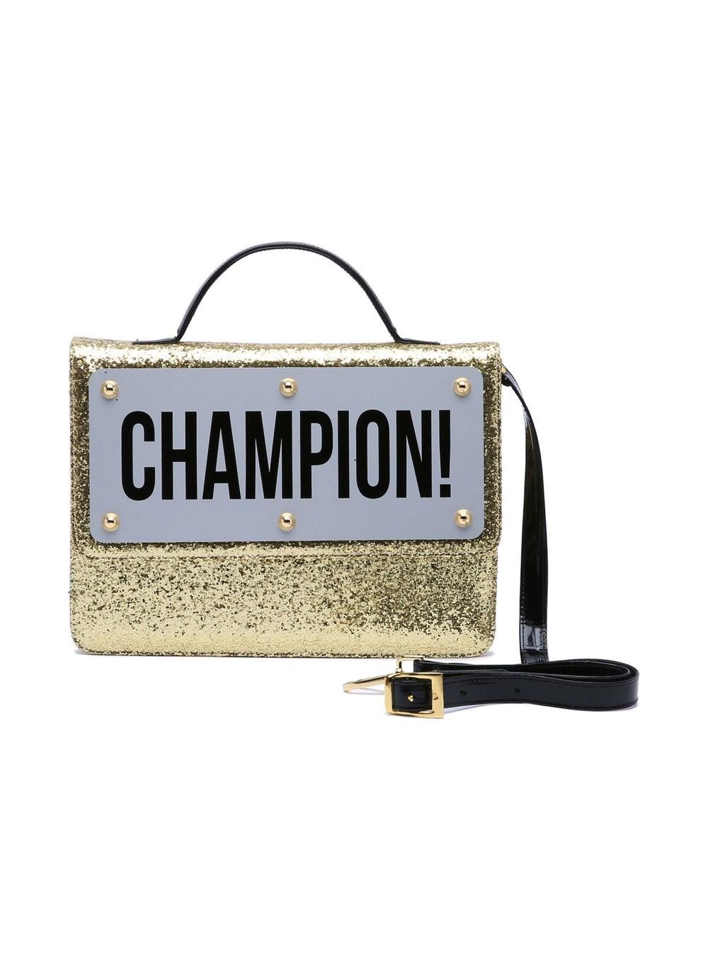 CEE CODE Gold Plate Satchel Bag for Women - Luxurious Style - Image 1