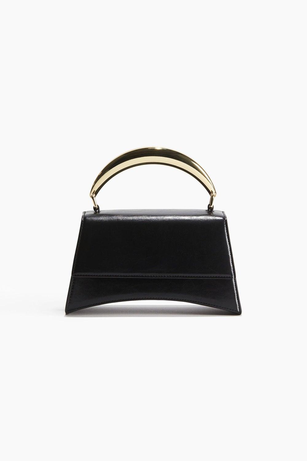 H&M Elegance Defined: Chic Metal Handle Handbag - Image 1